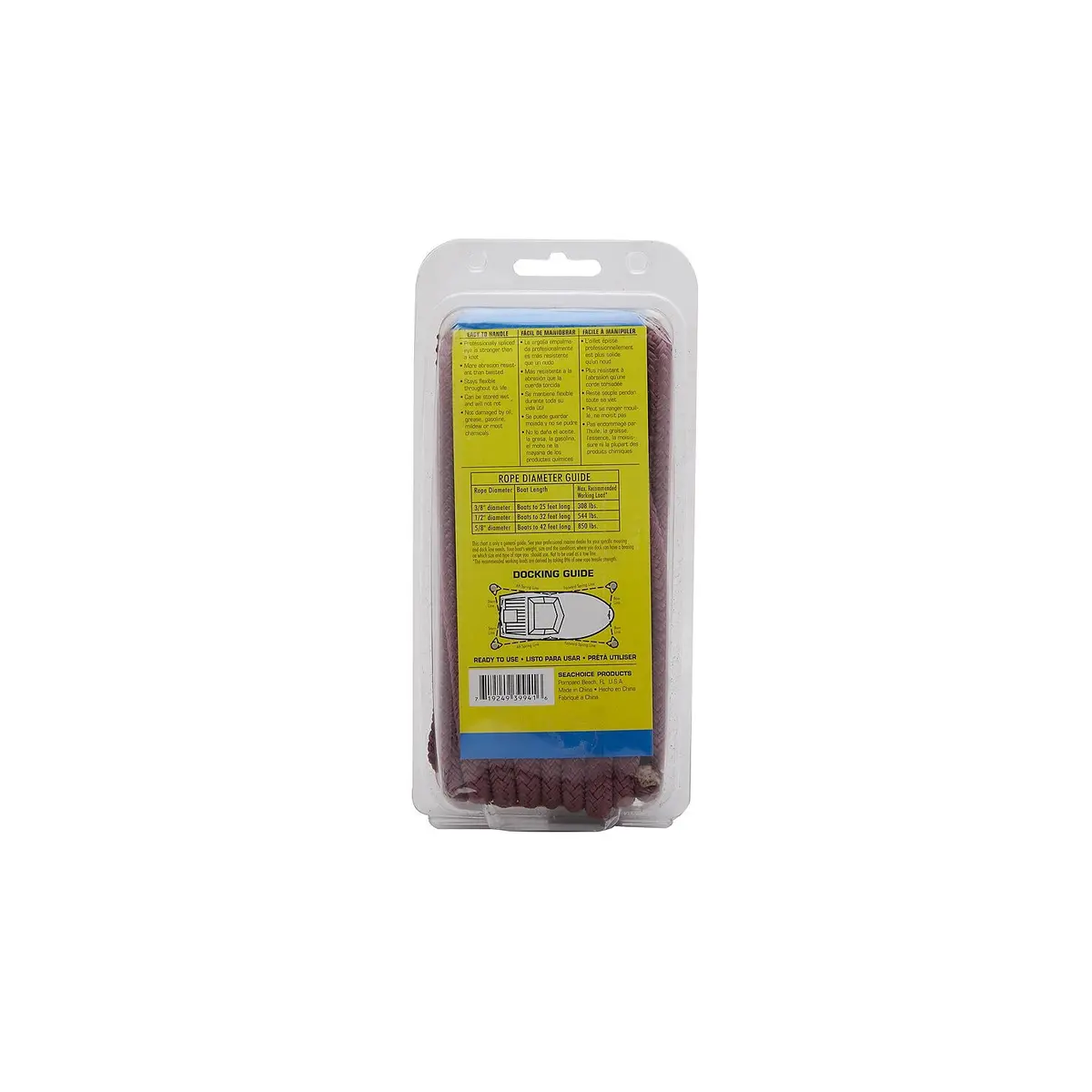 Seachoice 39941 Double Braid Nylon Dock Line 2