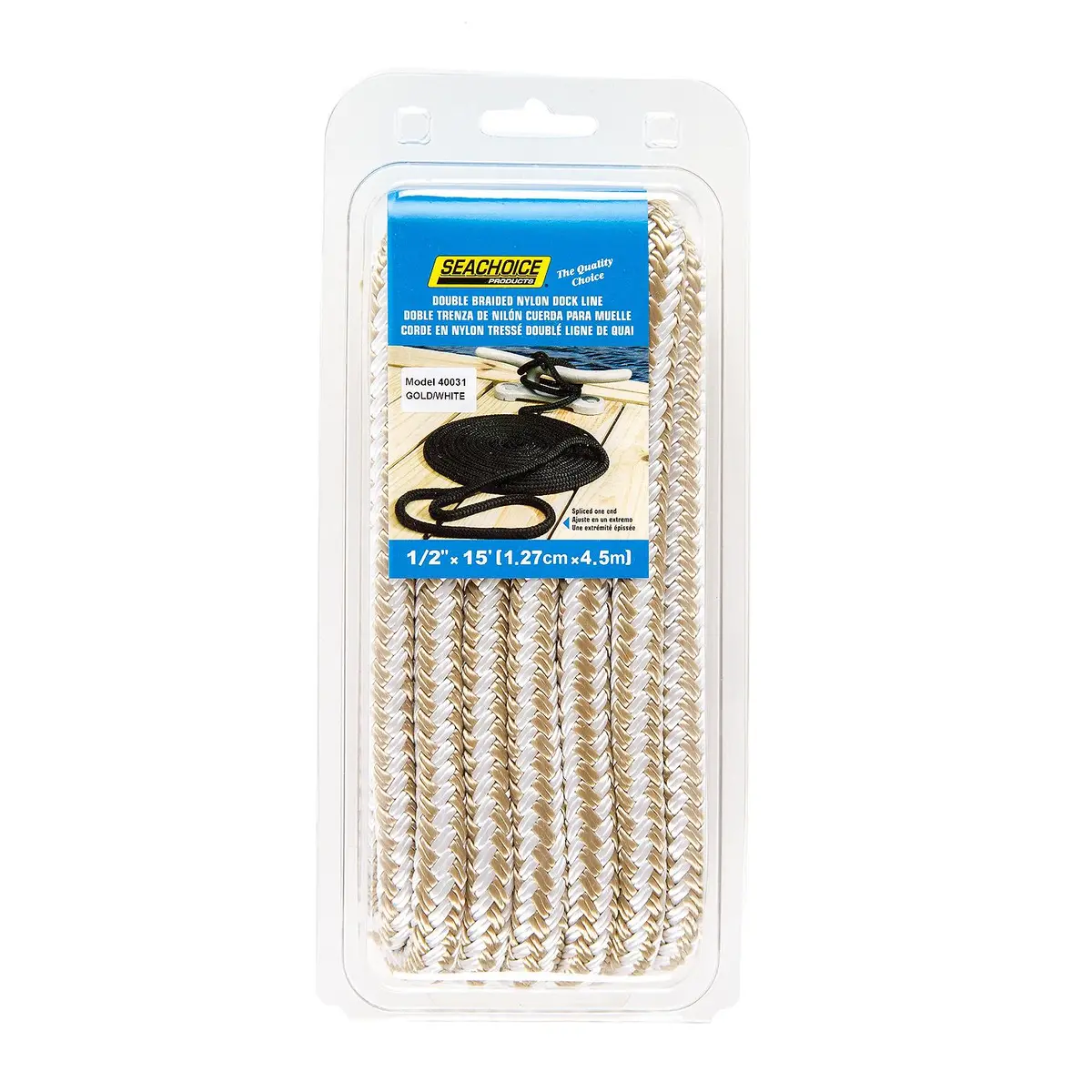 Seachoice 40031 Double Braid Nylon Dock Line 1