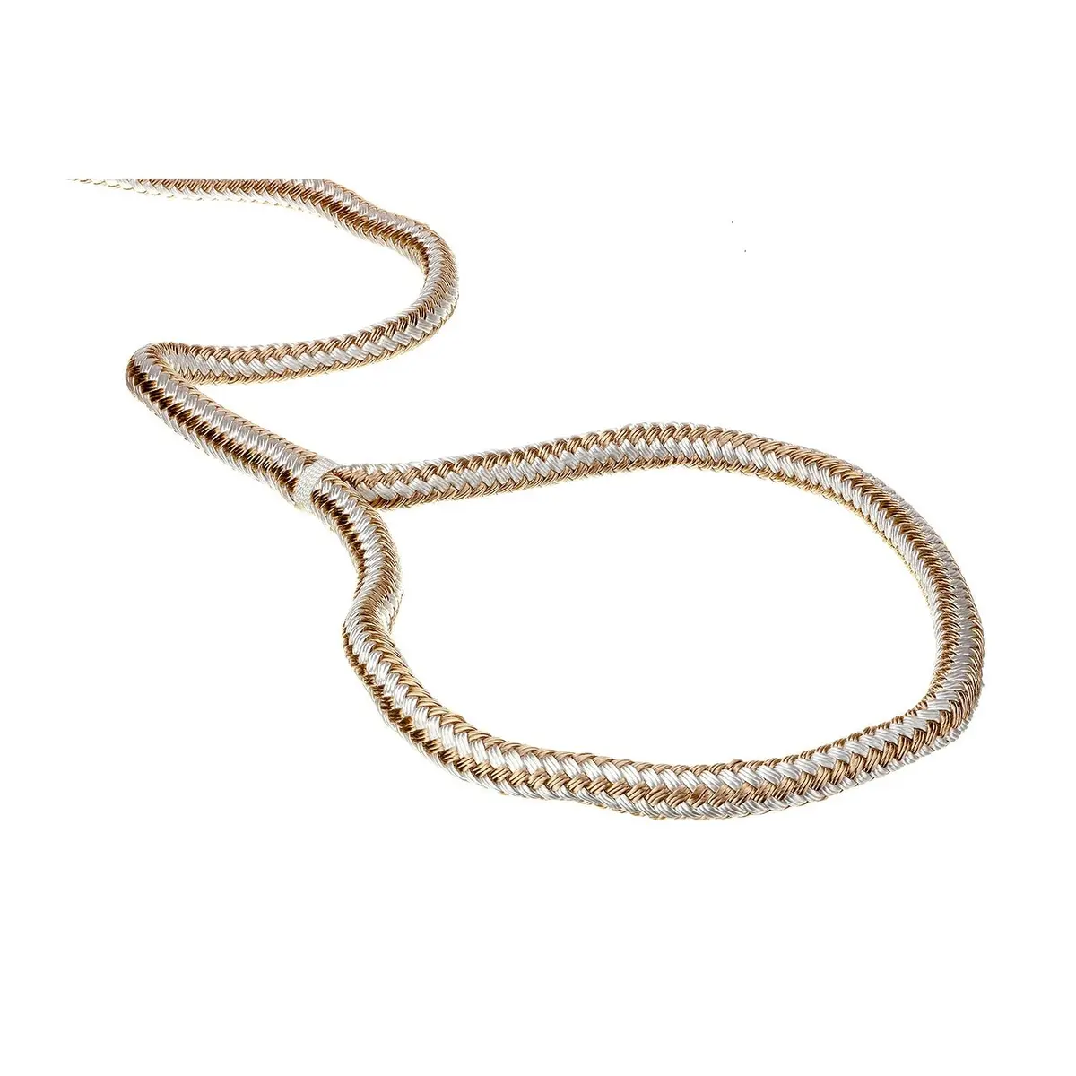 Seachoice 40061 Double Braid Nylon Dock Line 5/8" X 35' Gold/White 2