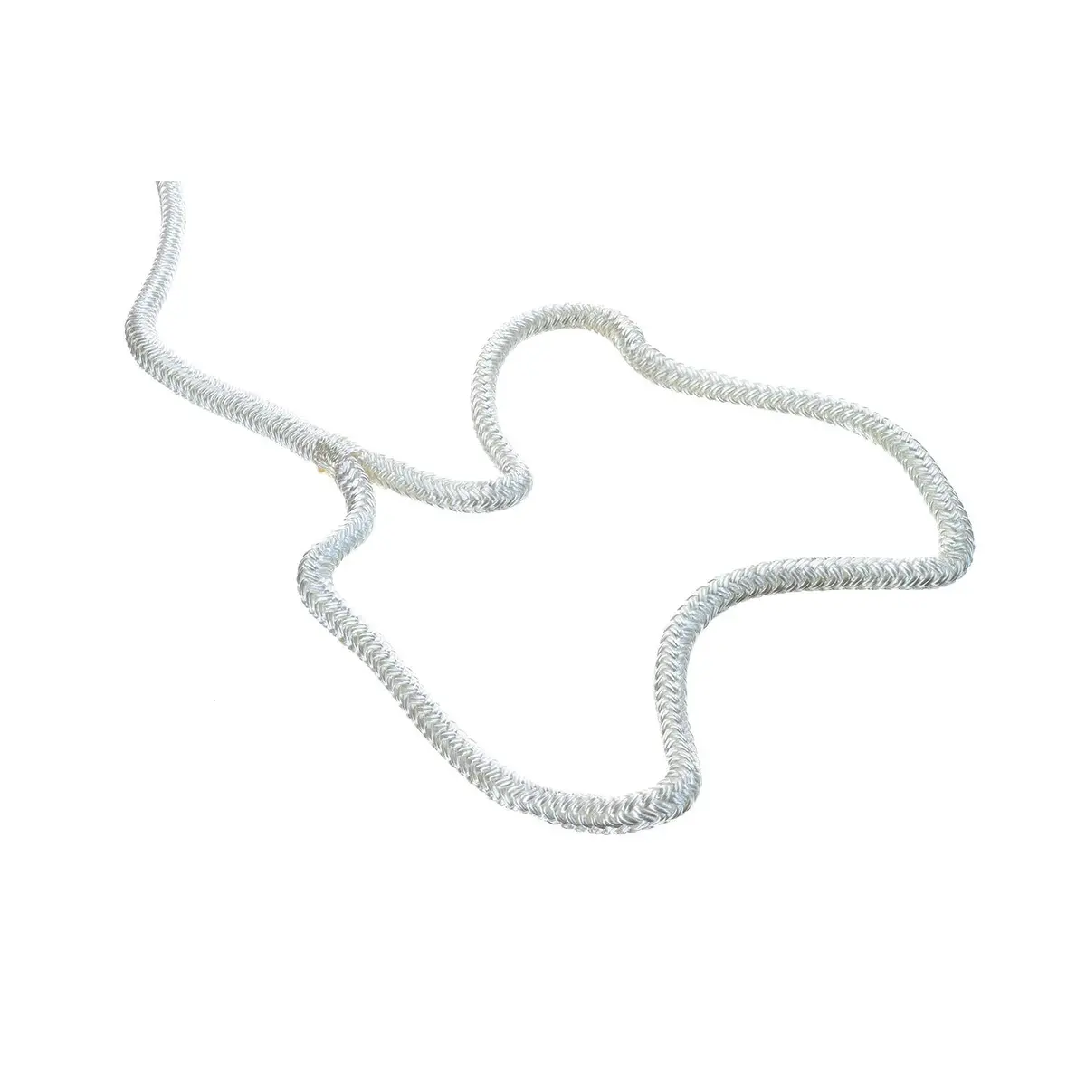 Seachoice 40091 Double Braid Nylon Dock Line 3/8" X 15' White 1