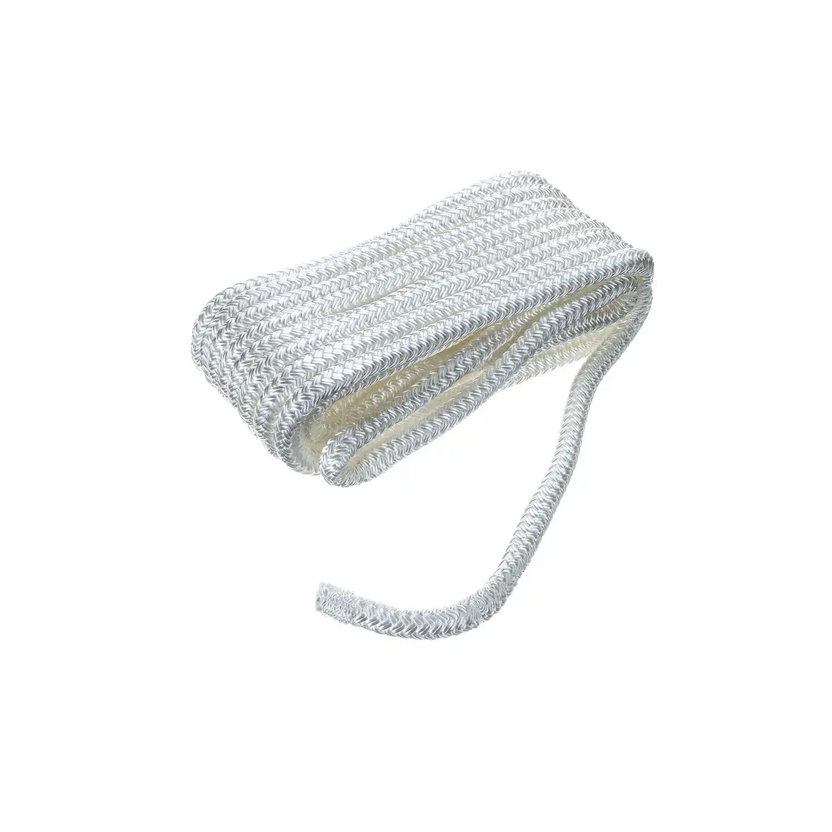 Seachoice 40101 Double Braid Nylon Dock Line 3/8" X 20' White 1