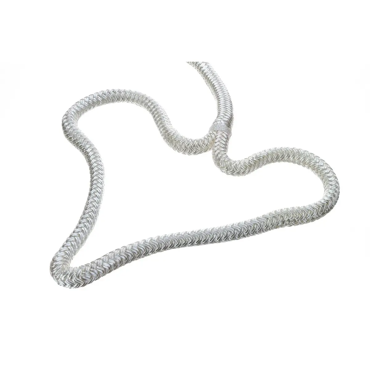 Seachoice 40111 Double Braid Nylon Dock Line 1/2" X 15' White 1