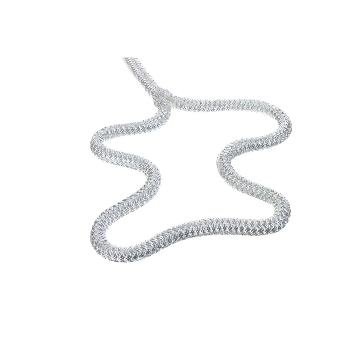 Seachoice 40121 Double Braid Nylon Dock Line 1/2" X 20' White 1