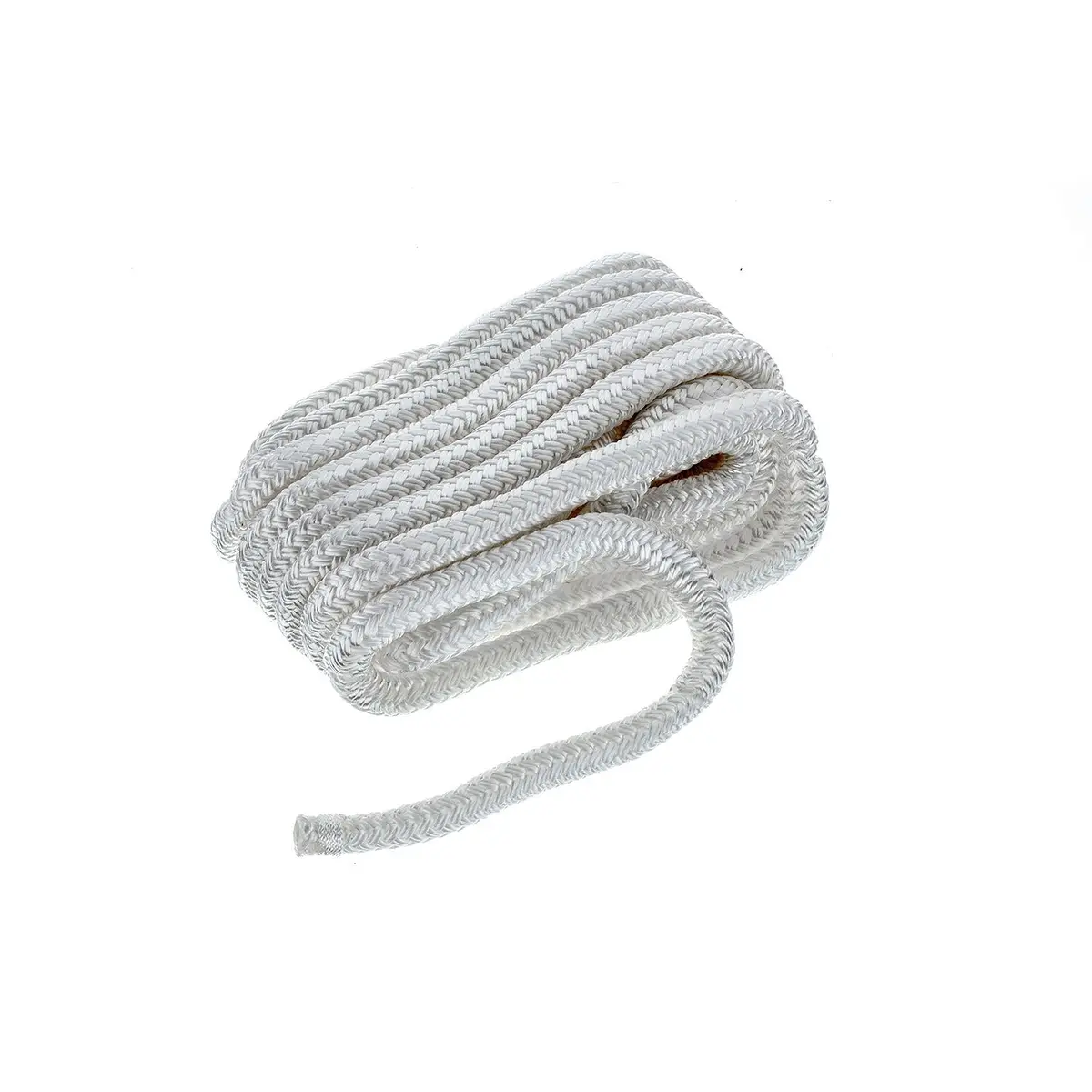 Seachoice 40131 Double Braid Nylon Dock Line 1/2" X 25' White 1