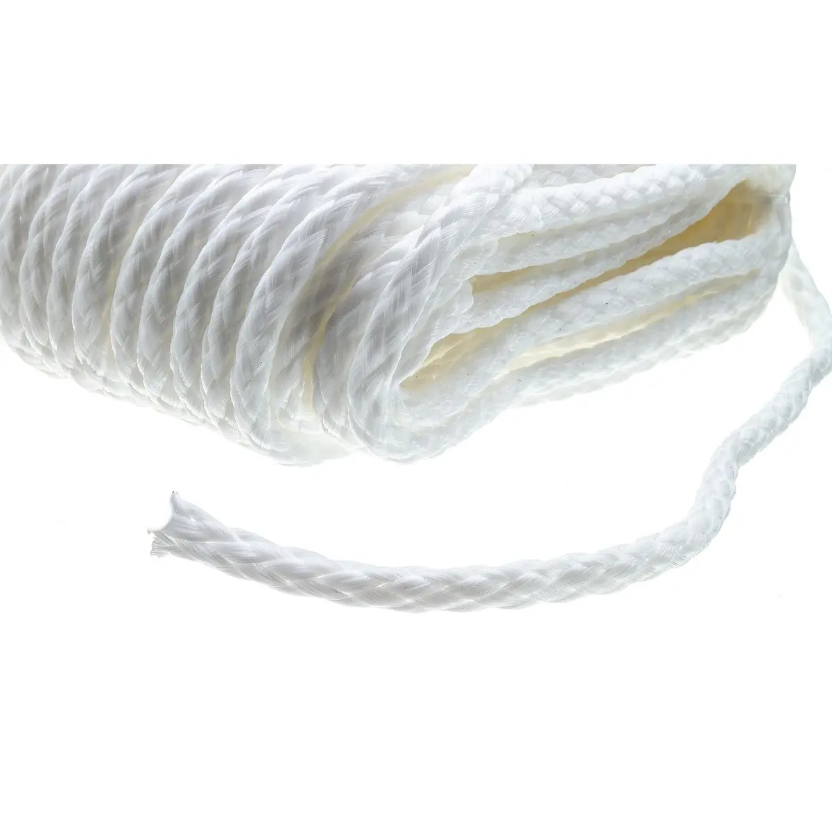 Seachoice 40211 Hollow-Braid Polypropylene Anchor Line, White, 3/8" X 75' 1