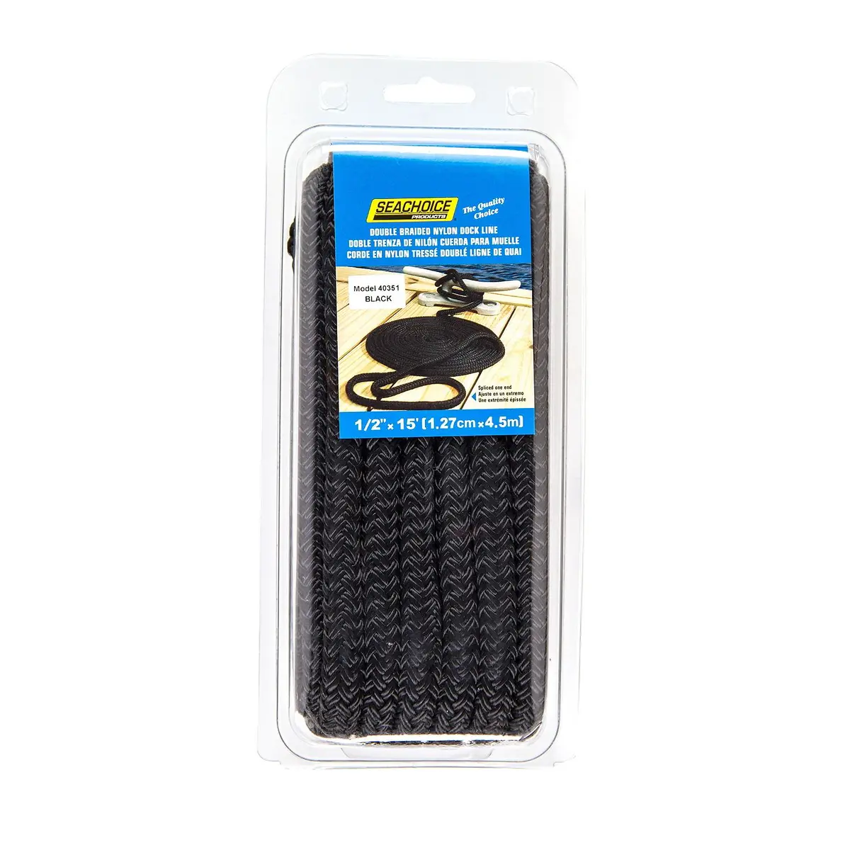 Seachoice 40351 Double Braid Nylon Dock Line 1