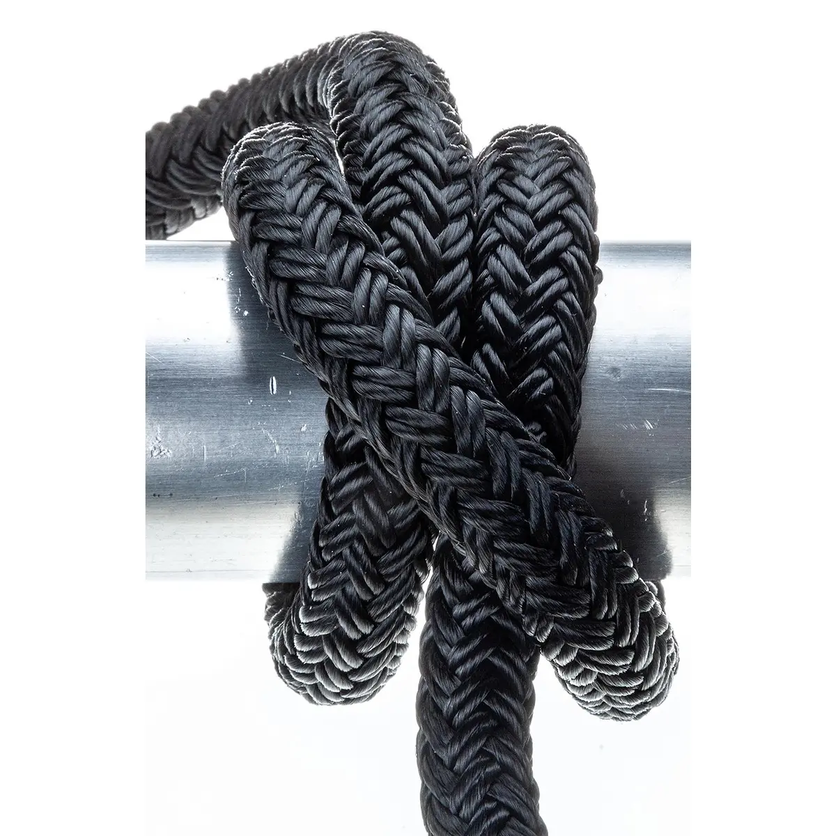 Seachoice 40401 Double Braid Nylon Dock Line 1/2" X 20' Black 1