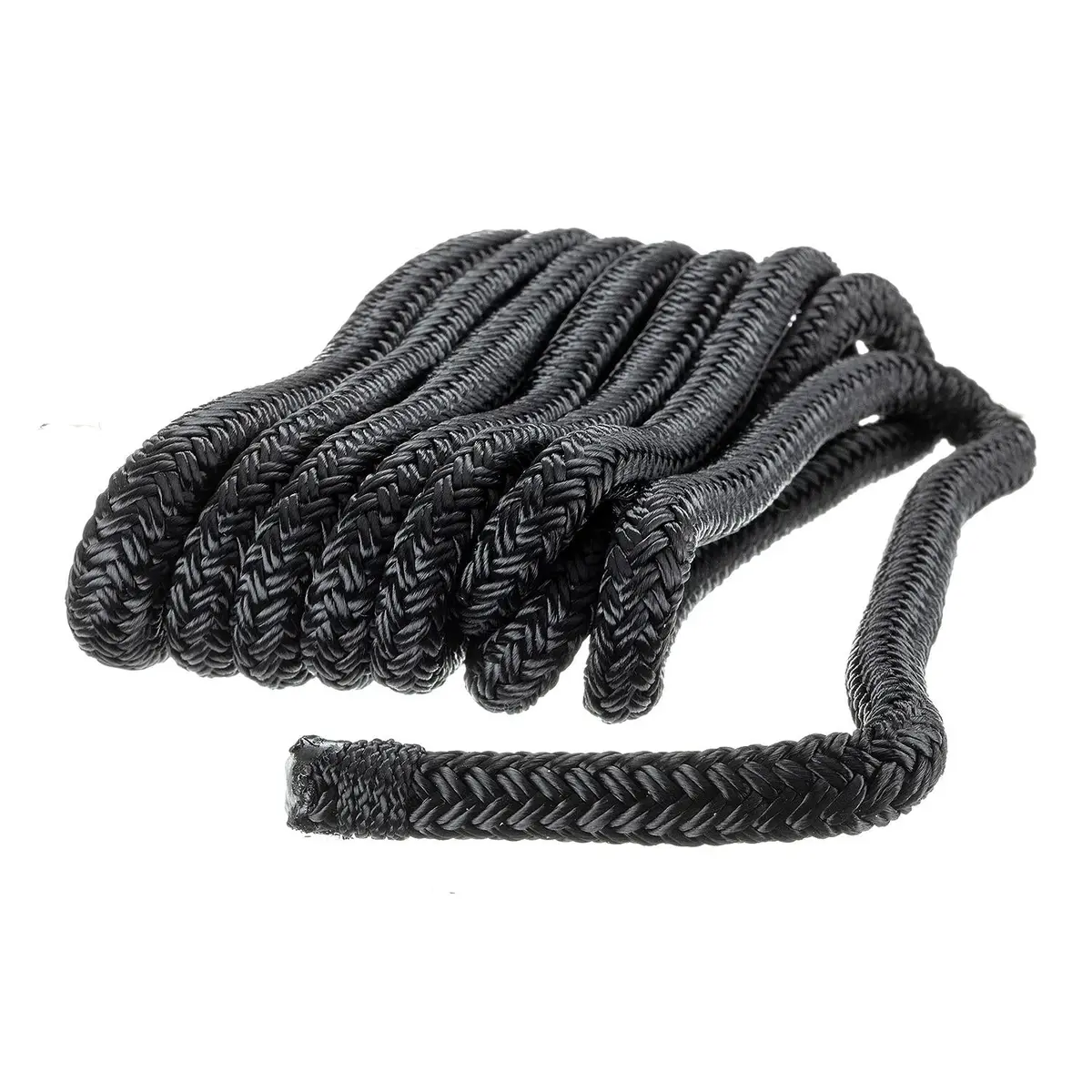 Seachoice 40501 Double Braid Nylon Dock Line, Black, 3/8-Inch X 10 Feet, 15-Inch Eye Splice, Pre-Shrunk 2