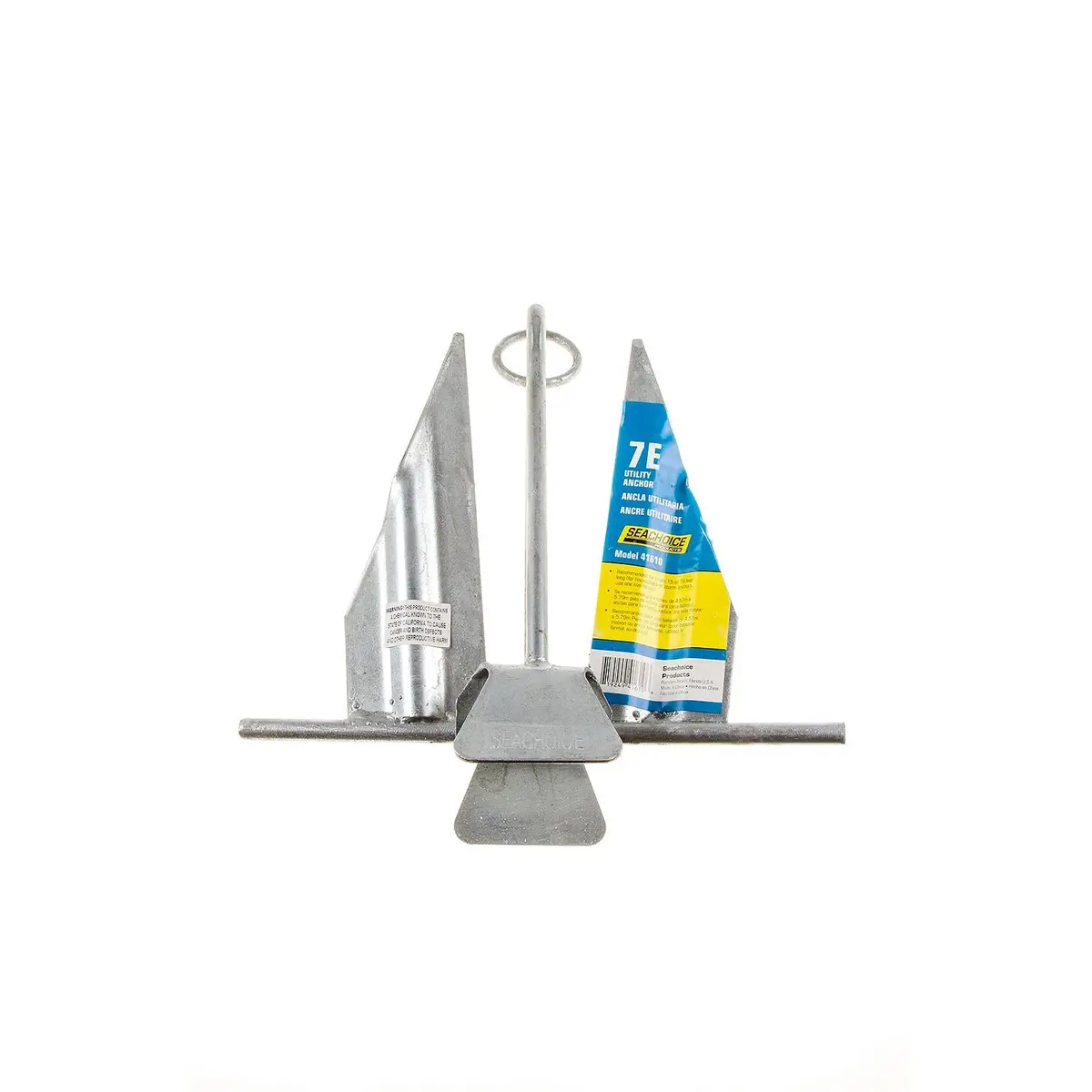 Seachoice 41610 Hot Dipped Galvanized Utility Anchor, Size 7E 1