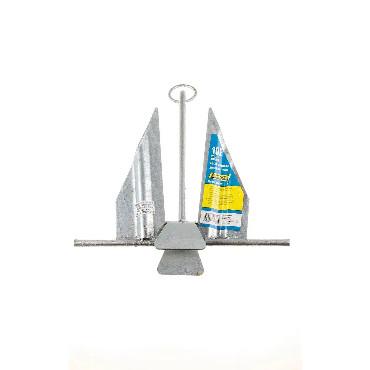 Seachoice 41620 Hot Dipped Galvanized Utility Anchor, Size 10E 1