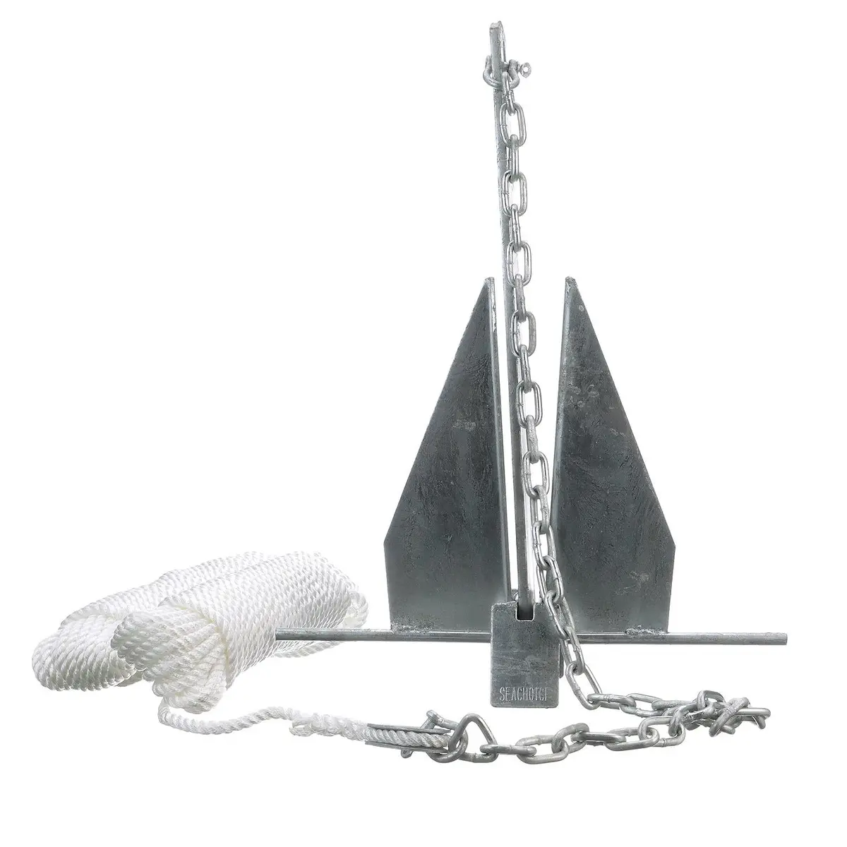 Seachoice 41722 Deluxe Anchor Kit, 1/4" X 150' Line, Includes Anchor, Lead, (2) Shackles And Anchor Line 2