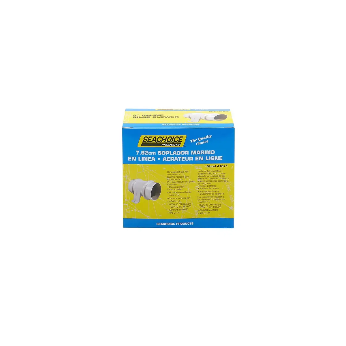 Seachoice 41871 In-Line Bilge Blower 3" 1