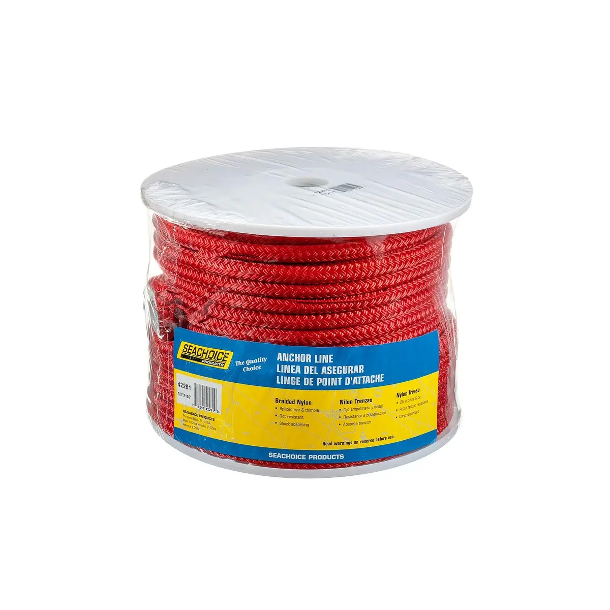 Seachoice 42261 Double Braid Nylon Anchor Line 1