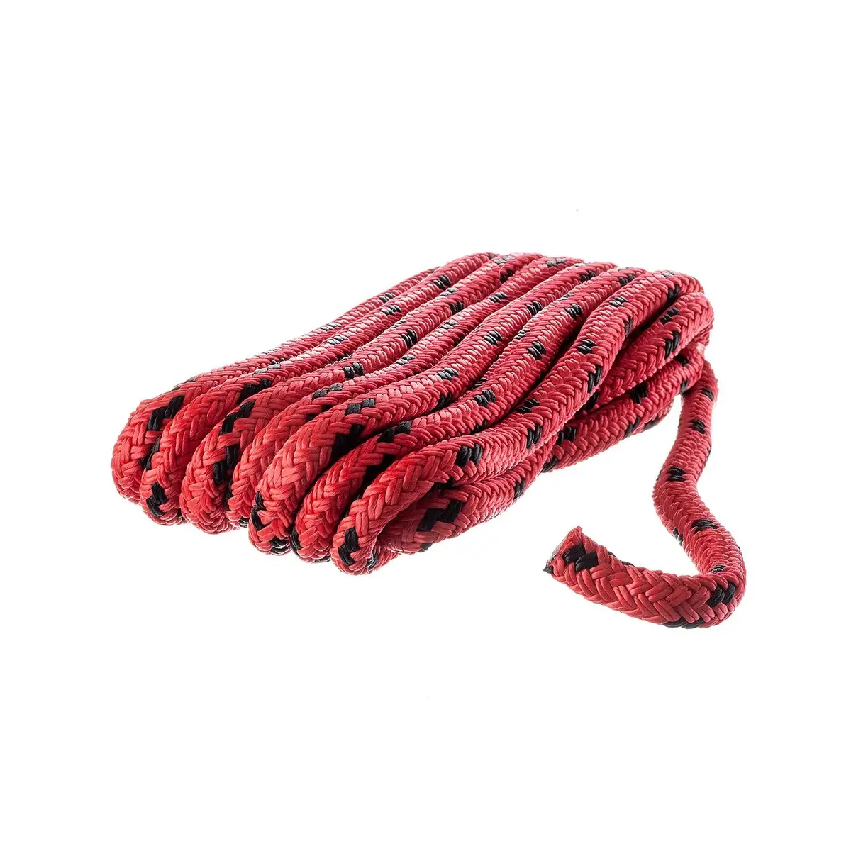 Seachoice 42421 Double Braided 100% Mfp Dock Line 3/8" X 15' Red W/Black Tracer 1