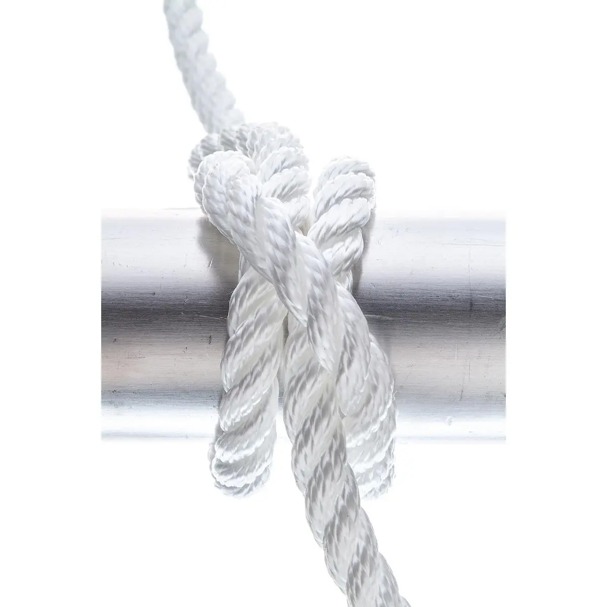 Seachoice 42511 3-Strand Twisted Nylon Dock Line, 3/8" X 15', White 1