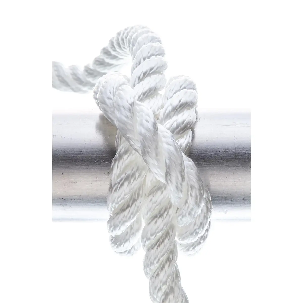 Seachoice 42551 3-Strand Twisted Nylon Dock Line, 1/2" X 15', White 1