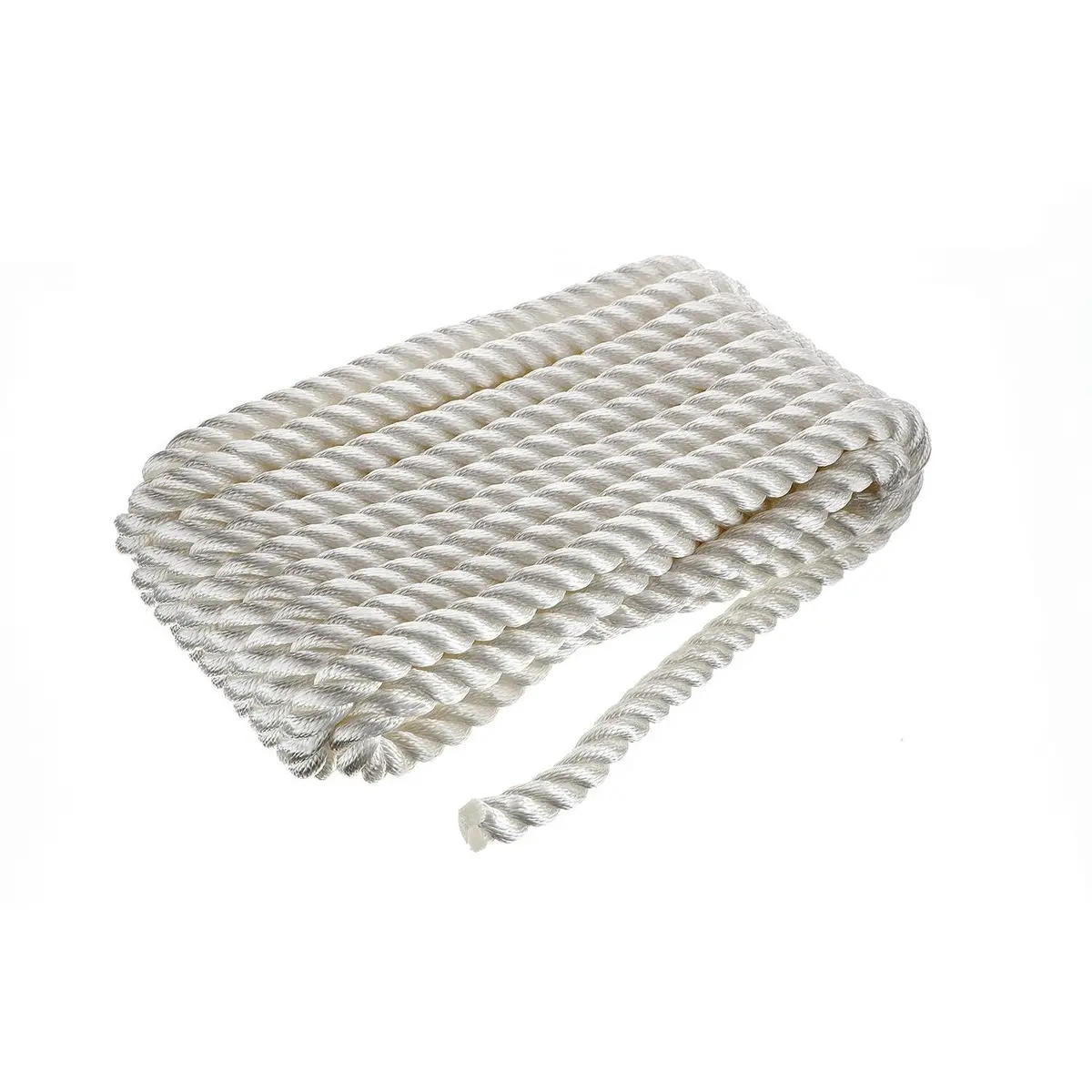 Seachoice 42641 3-Strand Twisted Nylon Dock Line, White, 3/4" X 35' 2