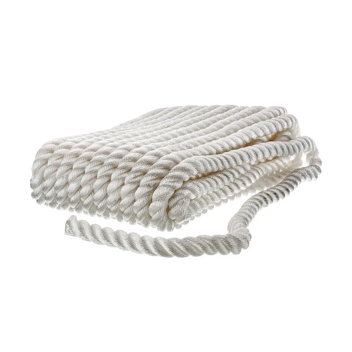 Seachoice 42651 3-Strand Twisted Nylon Dock Line, White, 3/4" X 50' 2