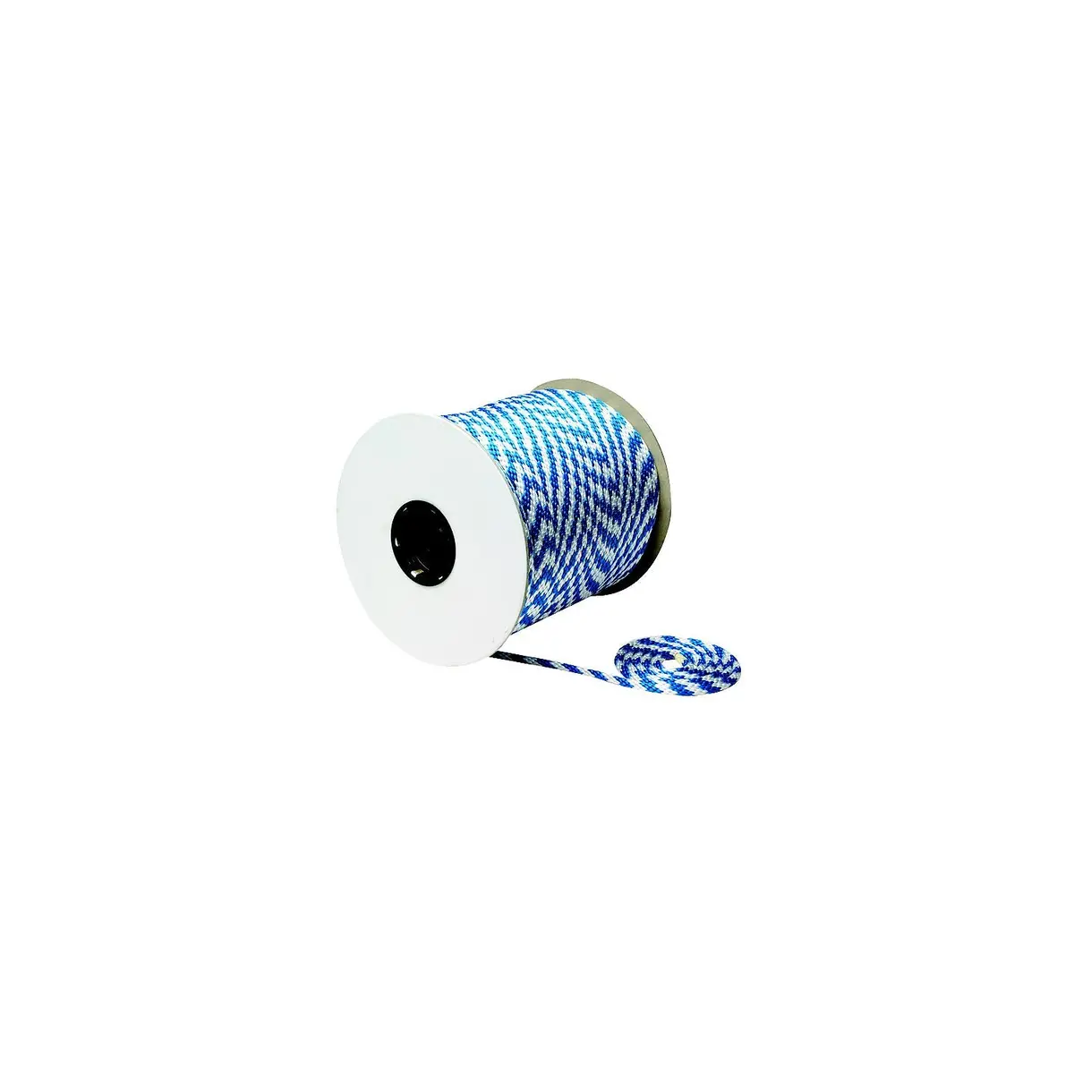 Seachoice 50-42780 Blue/White Solid Braid Mfp Multi-Purpose Spool (Derby Rope), 3/8" X 500' 1