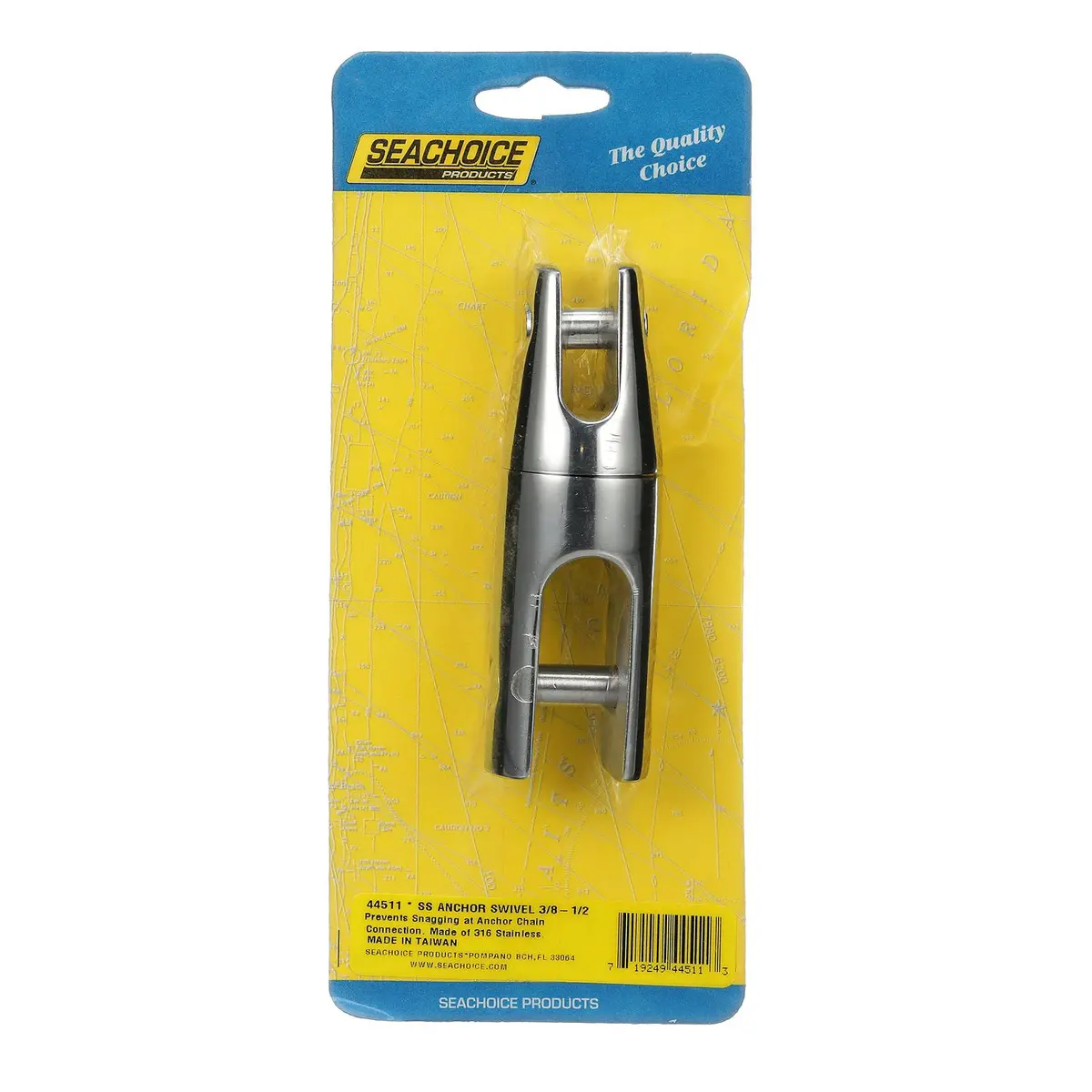 Seachoice 50-44511 Ss Anchor Swivel 4-5/8" Long 2, 650 Lb. Working Load 1