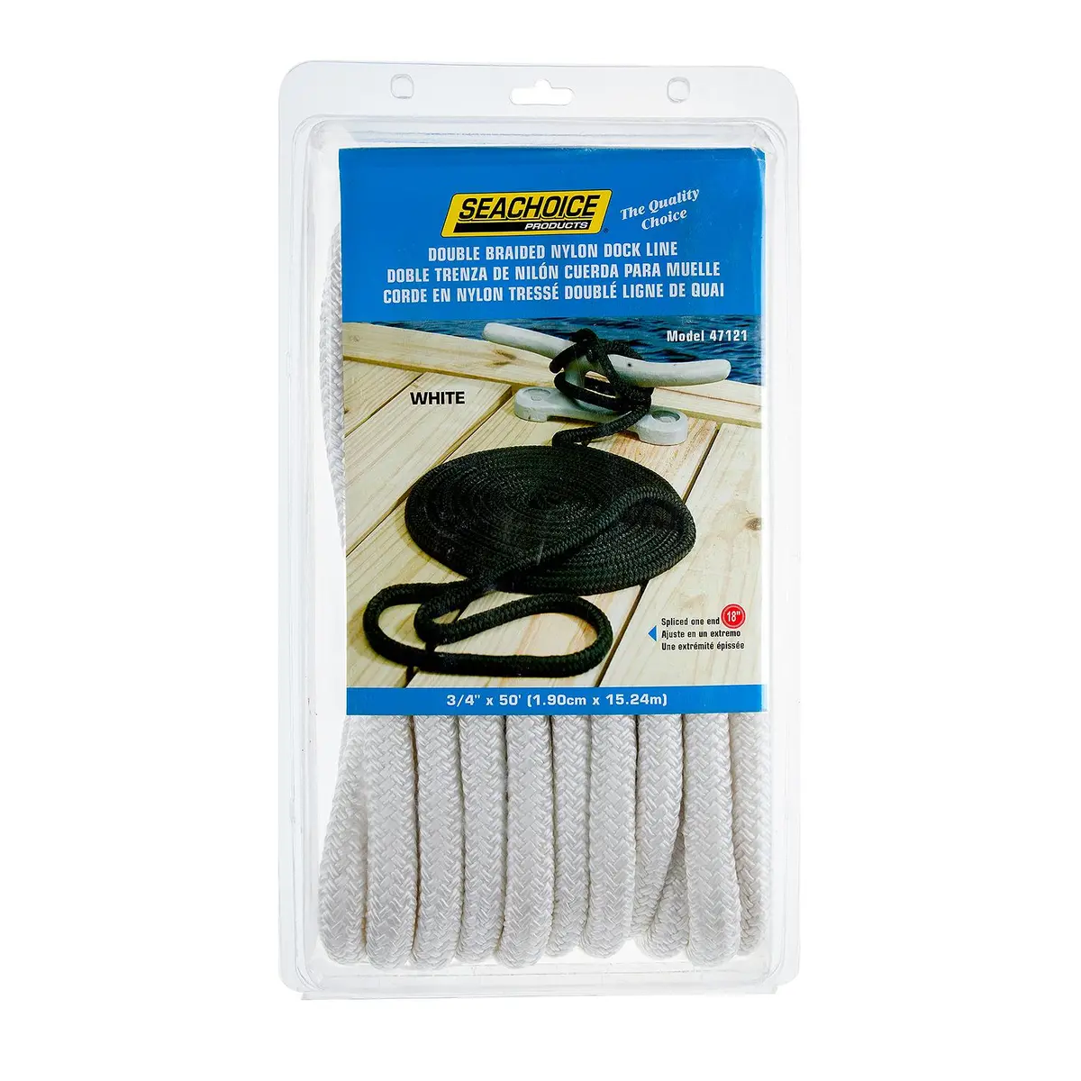 Seachoice 47121 Double Braid Nylon Dock Line 2