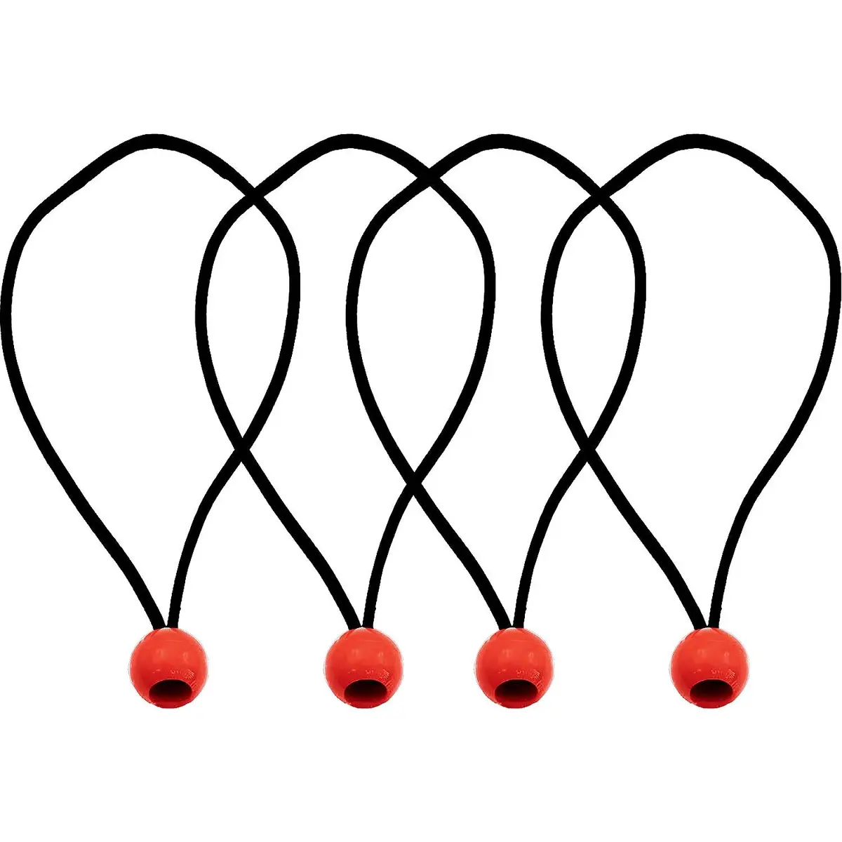 Seachoice Bb1010 51113 Ball Stretch Cords, 4-Pack, 10" 1