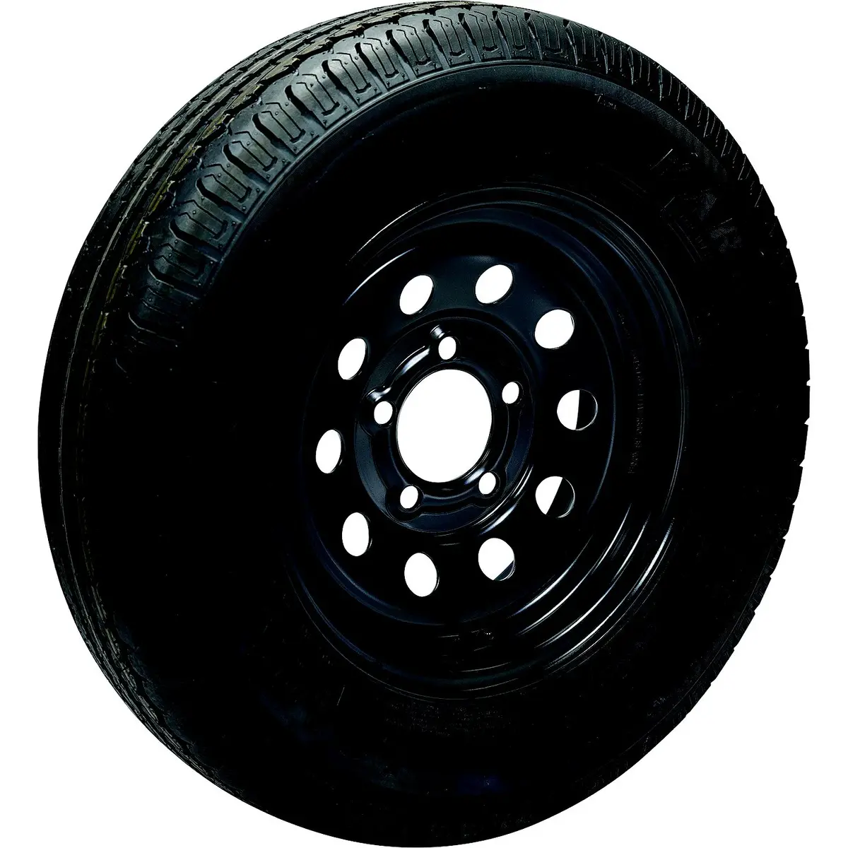 Seachoice 31937 53403 St175/80R13c/5H Kr35 13" Black Modular, 5-Lug On 4-1/2" Radial Tire & Wheel Asm 1
