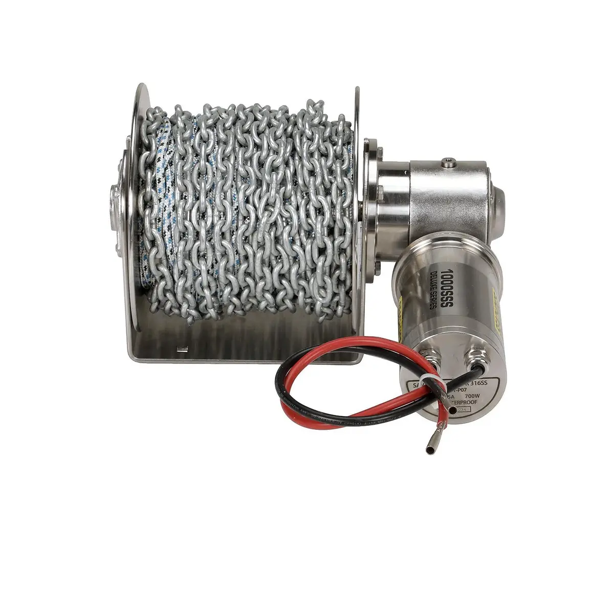 Seachoice 6008 53721 Stainless Steel Drum Winch Kit, Deluxe Series 1000 2