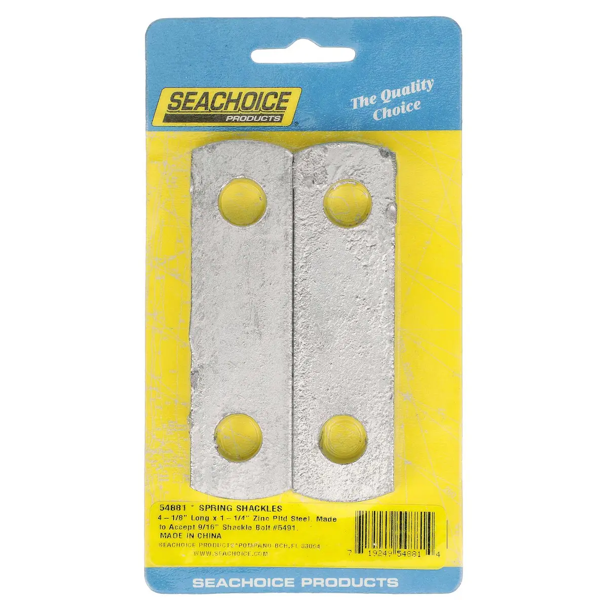Seachoice 54881 Spring Shackles (2 Per Pack) 1
