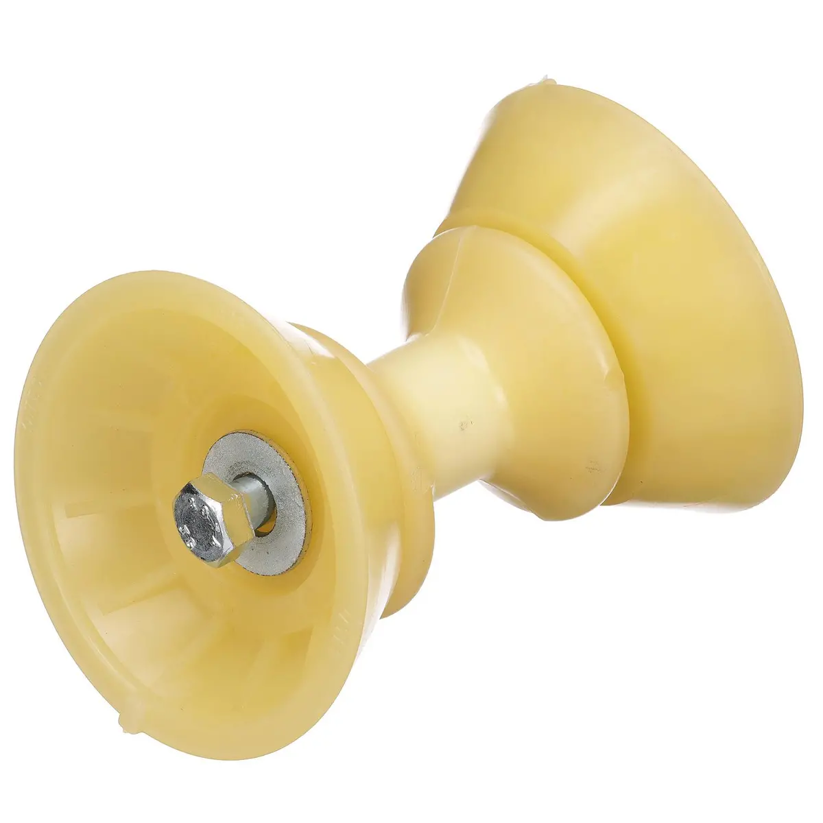 Seachoice 56600 Non-Marking Tp Yellow Rubber Bow Roller With Bells 1/2" Id 1