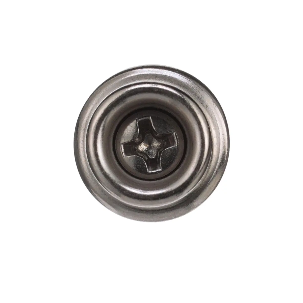 Seachoice Bp7250sc Ss Button Stud W/ Tapping Screw #8 X 3/8", Qty. 40 1