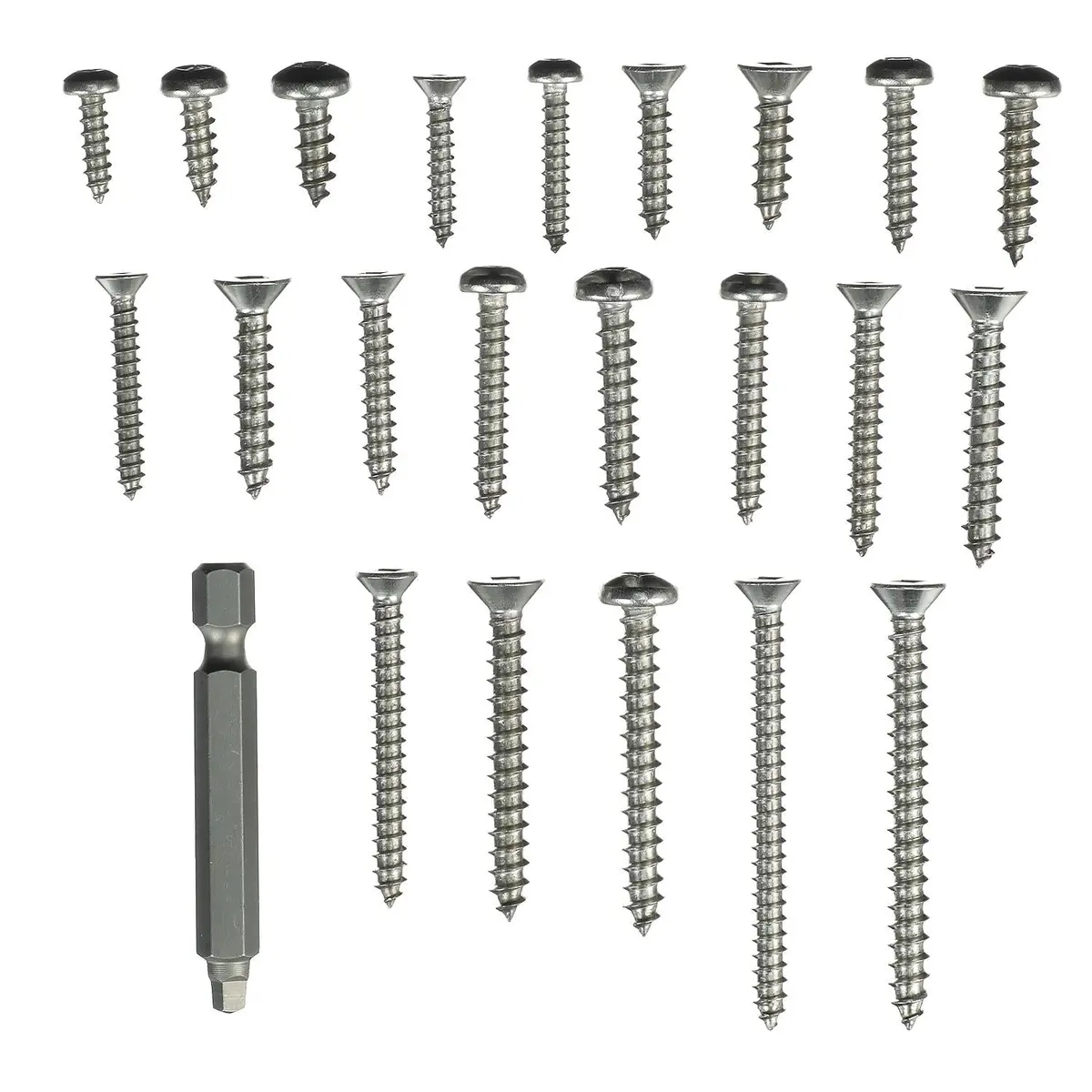 Seachoice Kp5577sc Stainless Steel Tapping And Machine Screw Kit 226 Piece 2