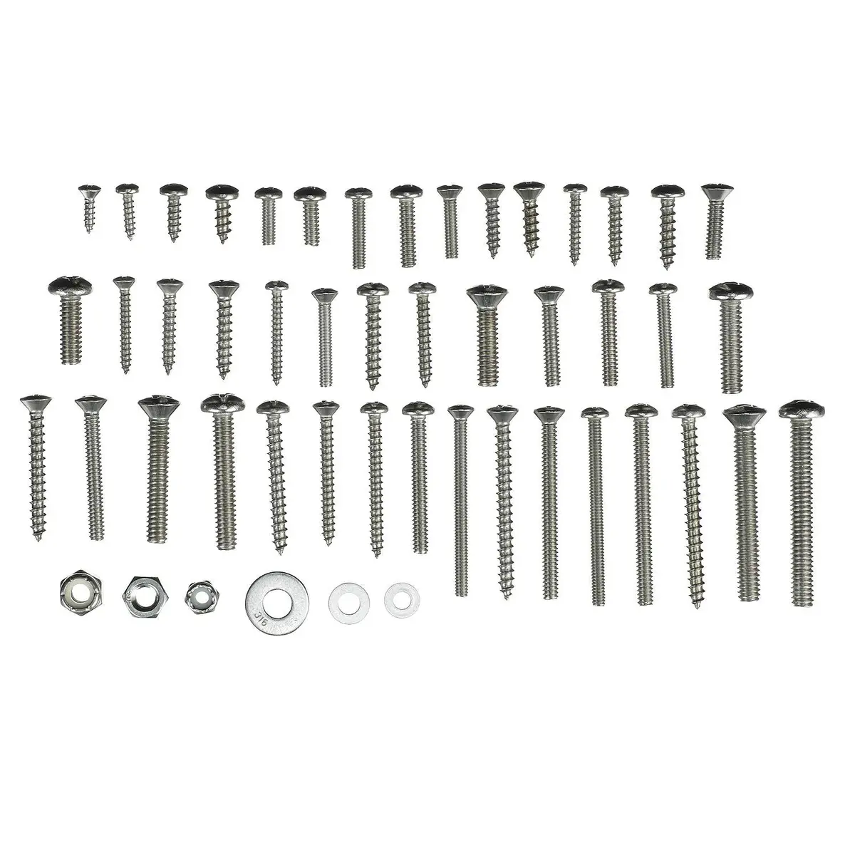 Seachoice Kp6945sc Stainless Steel Tapping And Machine Screw Kit 750 Piece 1