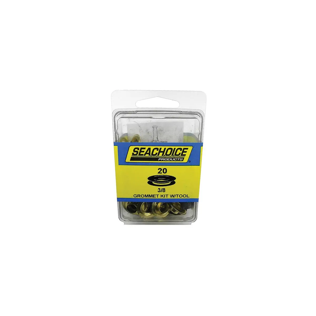 Seachoice Bp9703sc 59998 Grommet Kit With Tool 20 Sets 3/8" Grommets 1