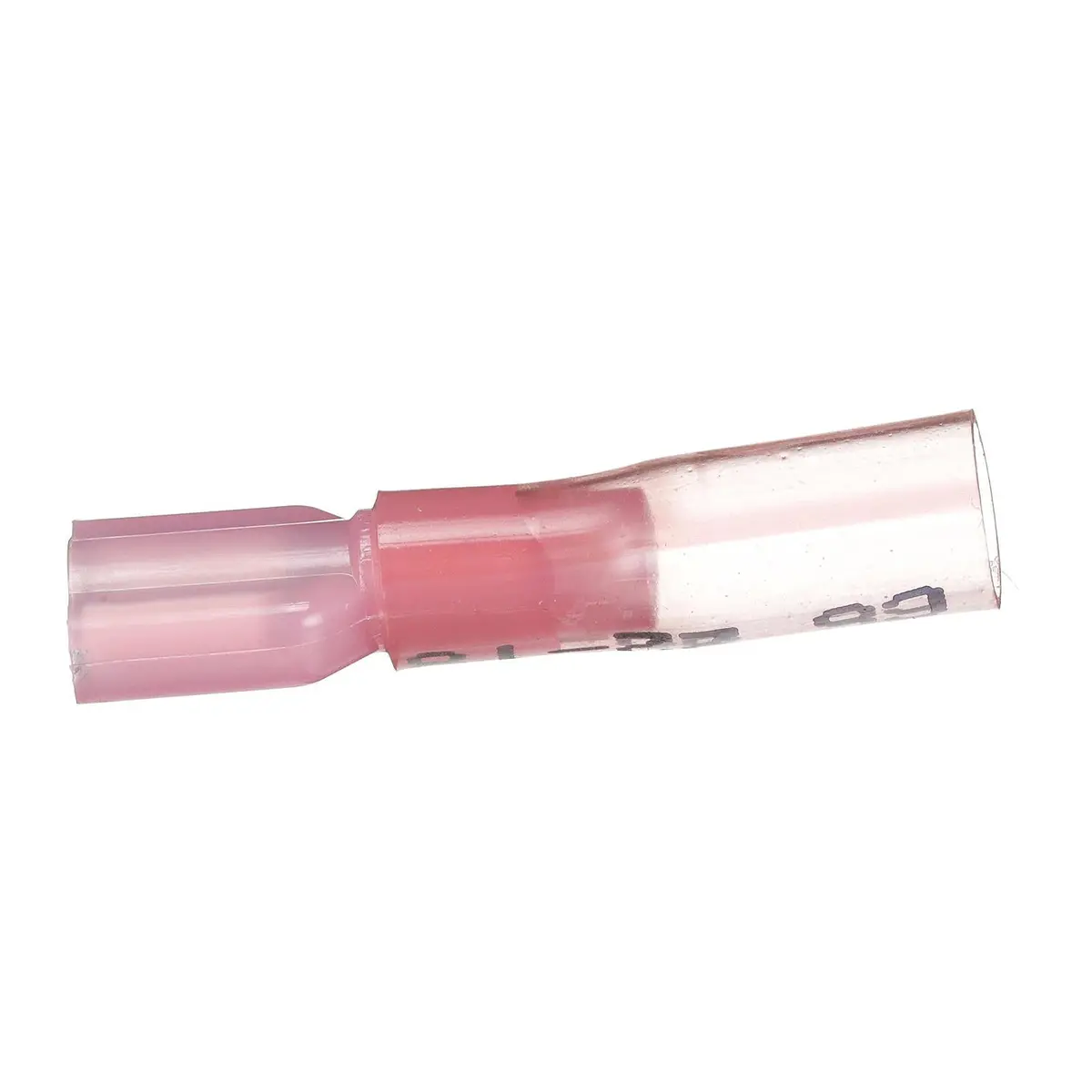 Seachoice 60271 3-To-1 Heat Shrink Insulated Quick Disconnect, 22-18 Ga., 0.250" Female, Red, 25-Pack 1