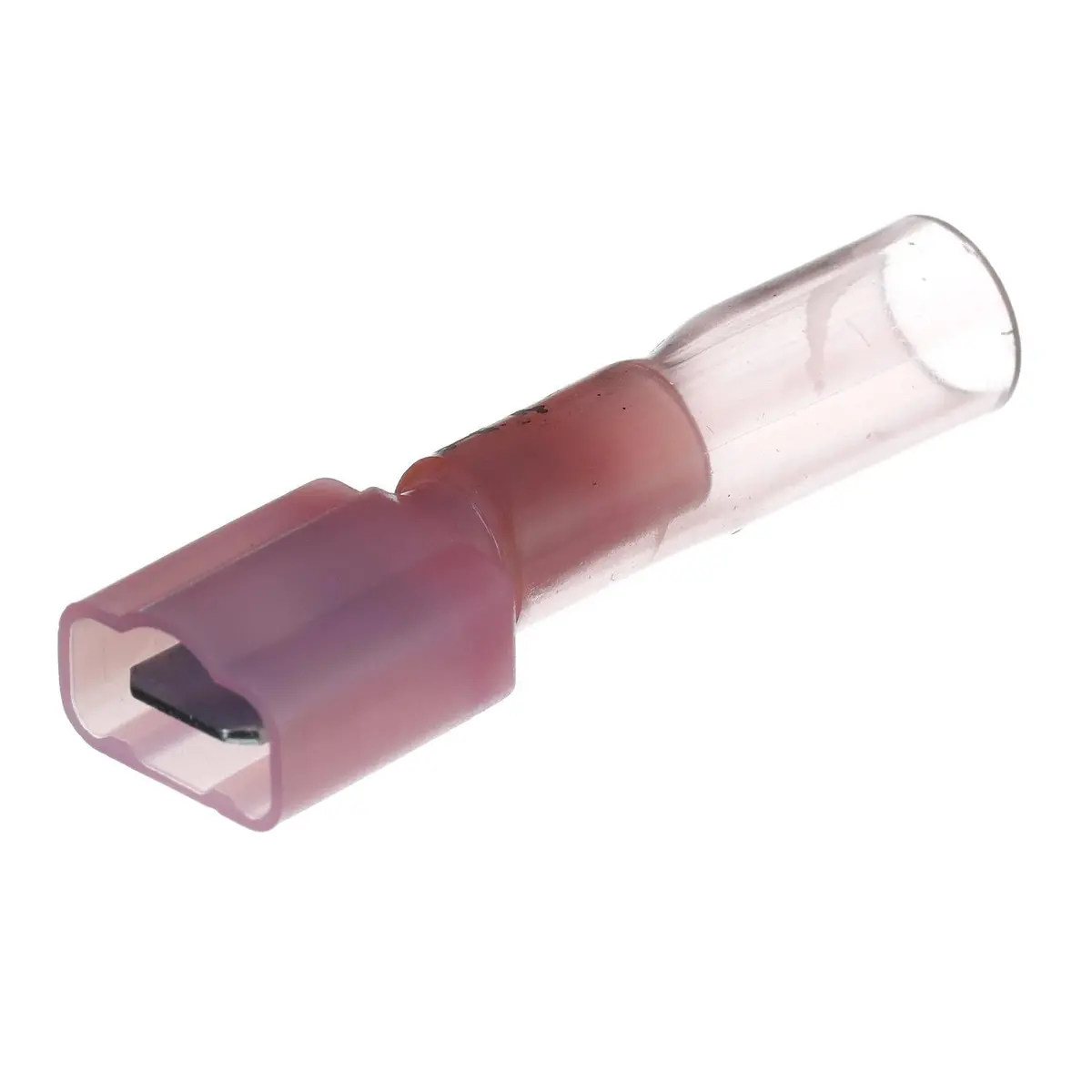 Seachoice 60281 3-To-1 Heat Shrink Insulated Quick Disconnect, 22-18 Ga., 0.250" Male, Red, 25-Pack 2
