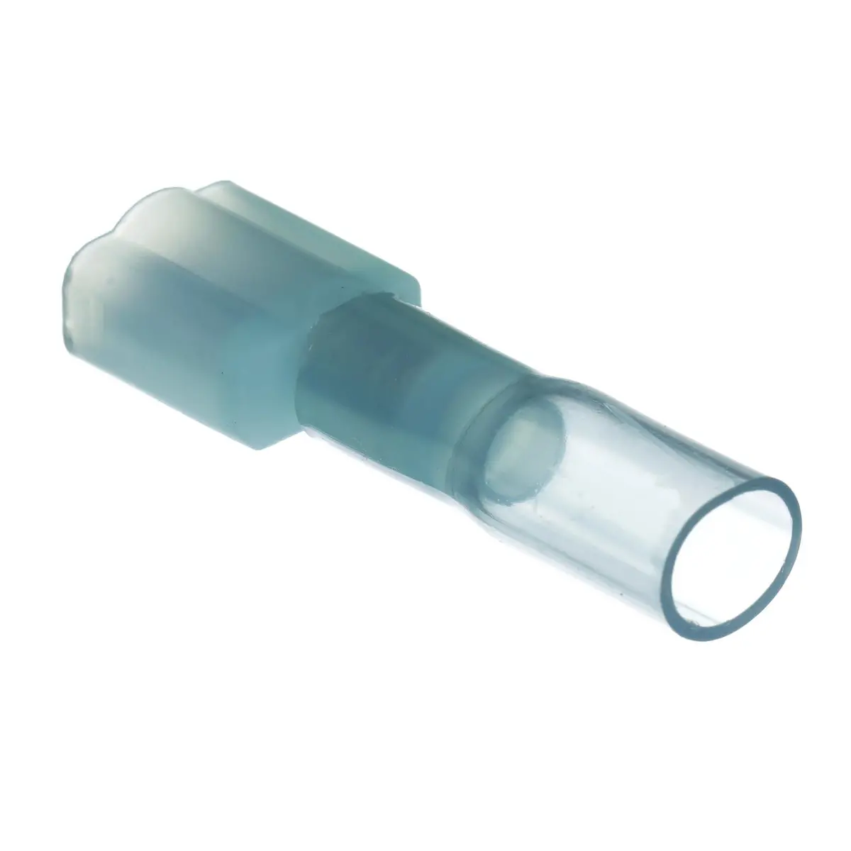 Seachoice 60301 3-To-1 Heat Shrink Insulated Quick Disconnect, 16-14 Ga., 0.250" Male, Blue, 25-Pack 1