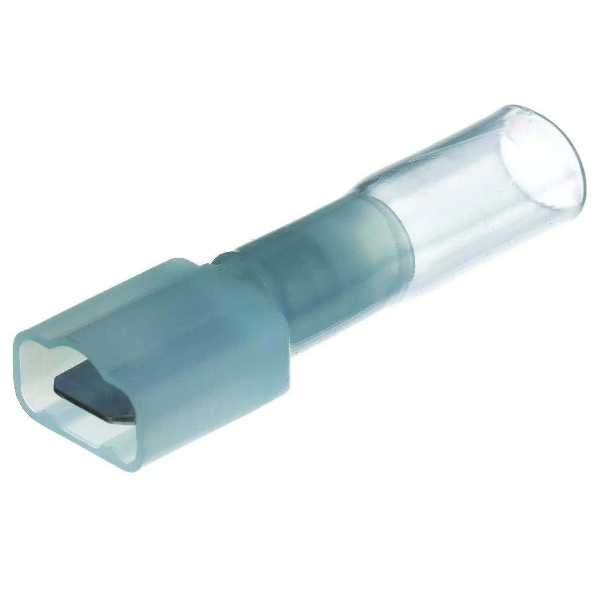 Seachoice 60301 3-To-1 Heat Shrink Insulated Quick Disconnect, 16-14 Ga., 0.250" Male, Blue, 25-Pack 2