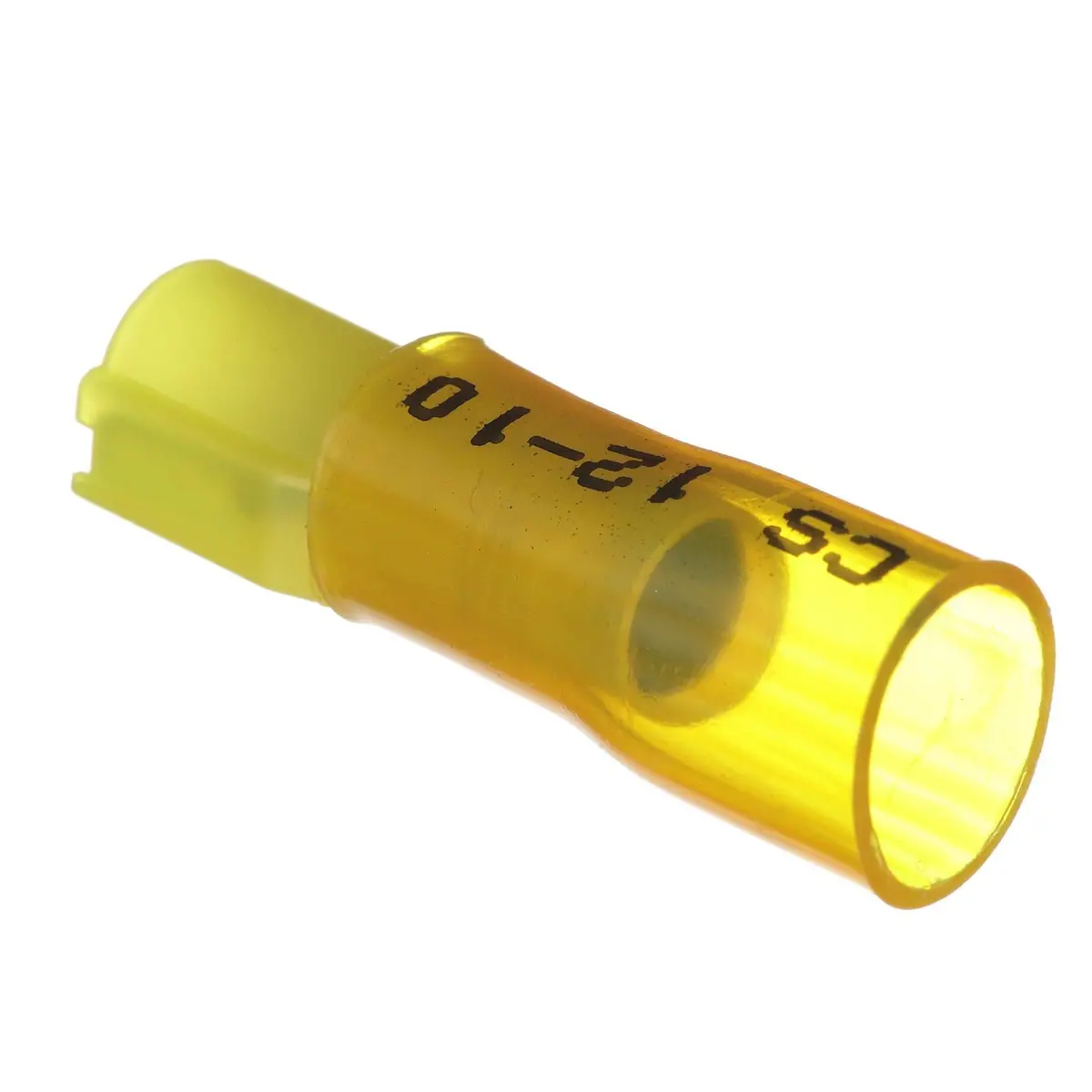 Seachoice 60311 3-To-1 Heat Shrink Insulated Quick Disconnect, 12-10 Ga., 0.250" Female, Yellow, 25-Pack 1