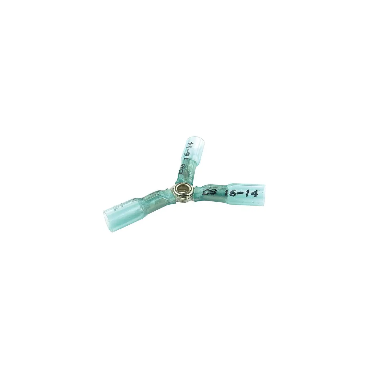 Seachoice 50-60324 Clear Seal 16-14 Ga. 3-Way Splice, Blue, 3/Bag 1