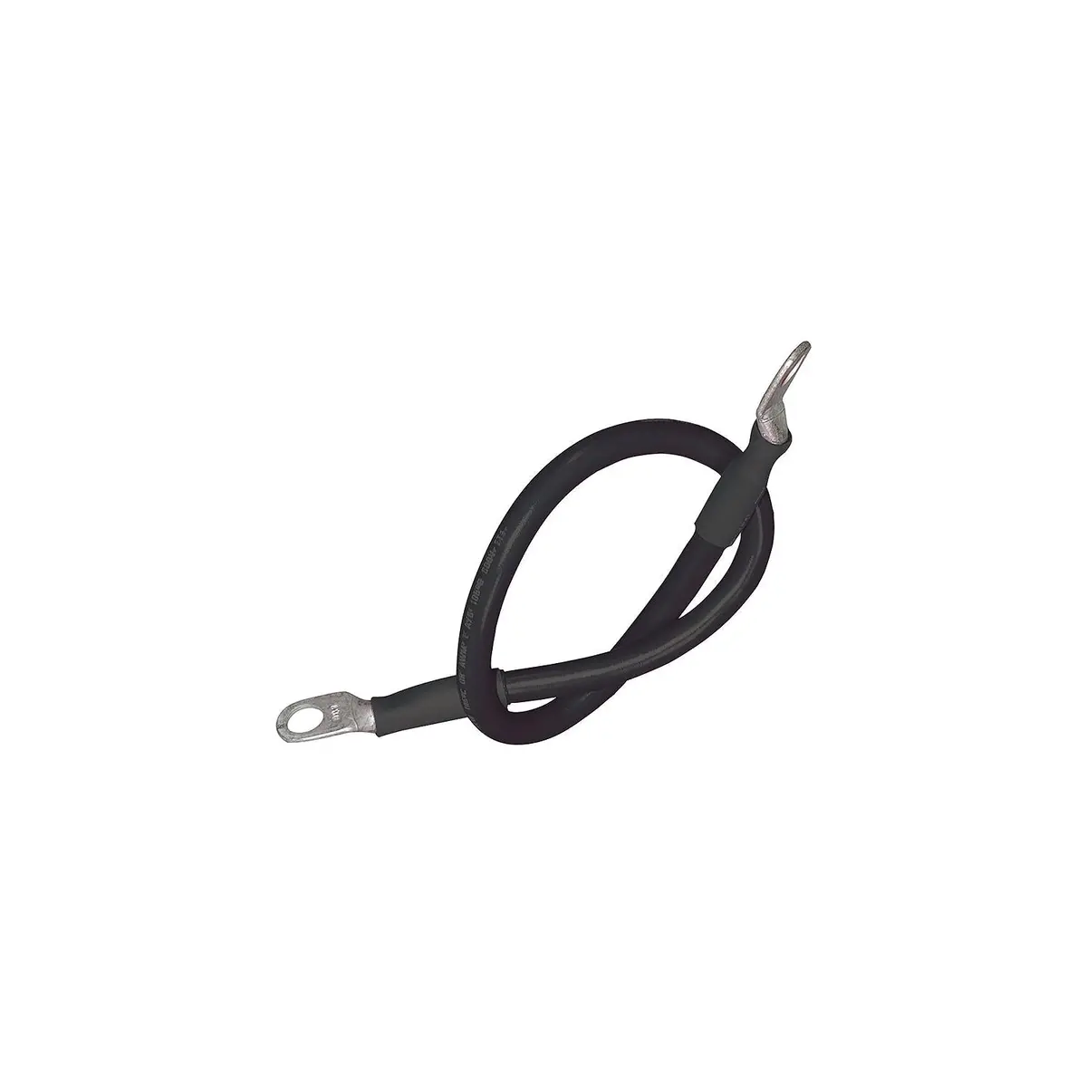 Seachoice 63023 Tinned Copper Battery Assembly, 4 Awg, Black, 4' 1