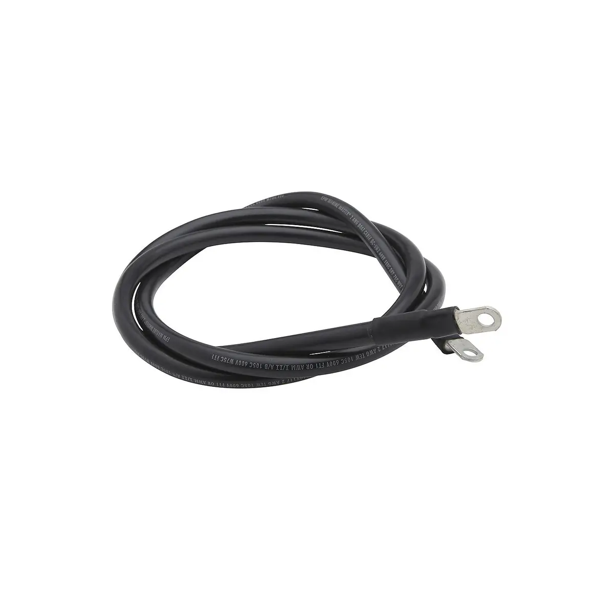 Seachoice 63004 Tinned Copper Battery Assembly, 2 Awg, Black, 6' 1