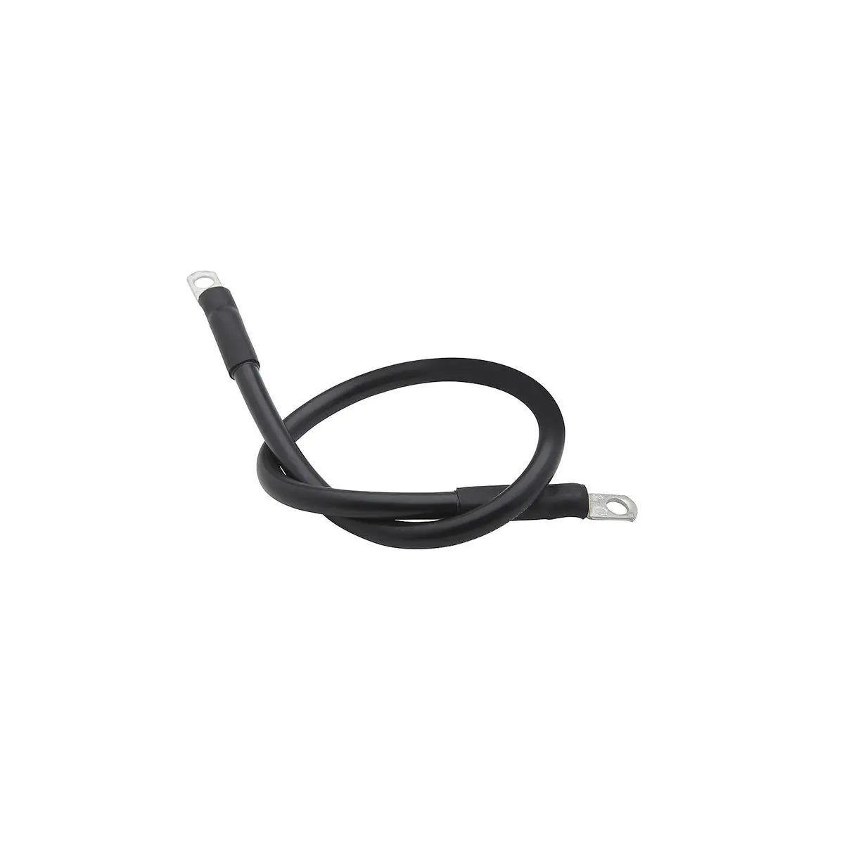 Seachoice 63021 Tinned Copper Battery Assembly, 4 Awg, Black, 2' 1