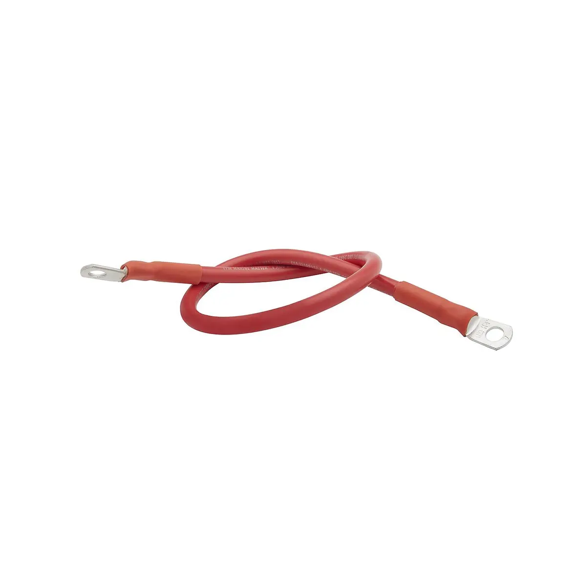 Seachoice 63031 Tinned Copper Battery Assembly, 4 Awg, Red, 2' 2