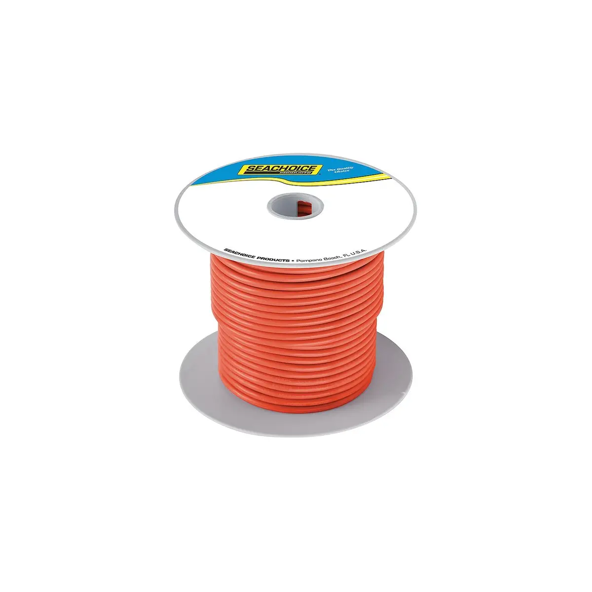 Seachoice 50-63116 Tinned Copper Marine Wire, 14 Awg, Orange, 100' 1