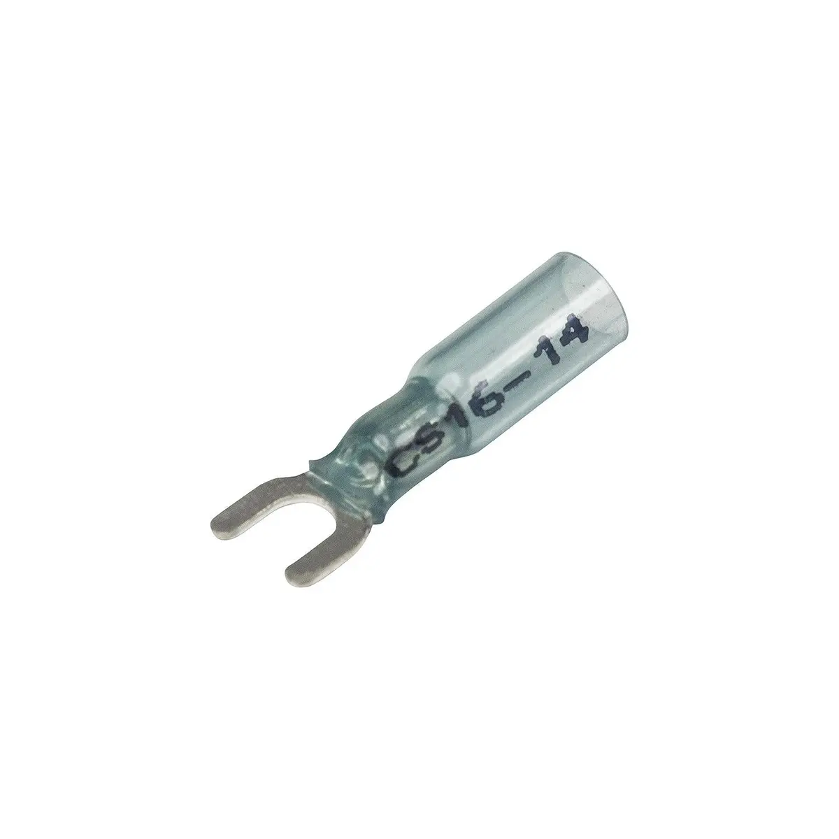 Seachoice 64037 3-To-1 Heat Shrink Spade Terminal 16-14 Ga., #8 Stud, 25/Bag 1