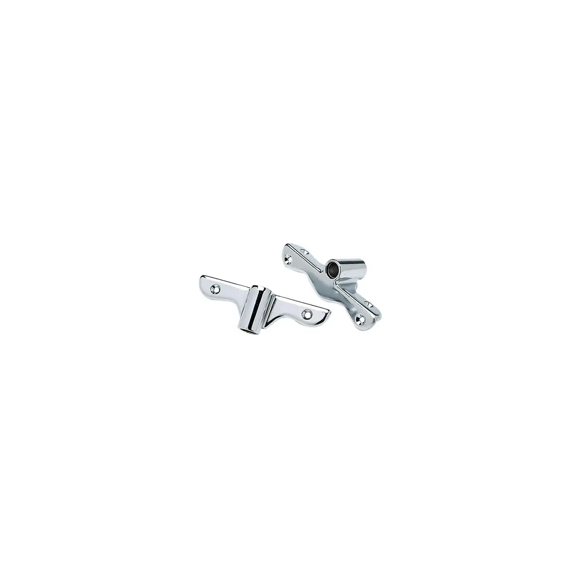 Seachoice 70421 Chrome Plated Zamak Oarlock Socket Set (Sold As Pair) 1