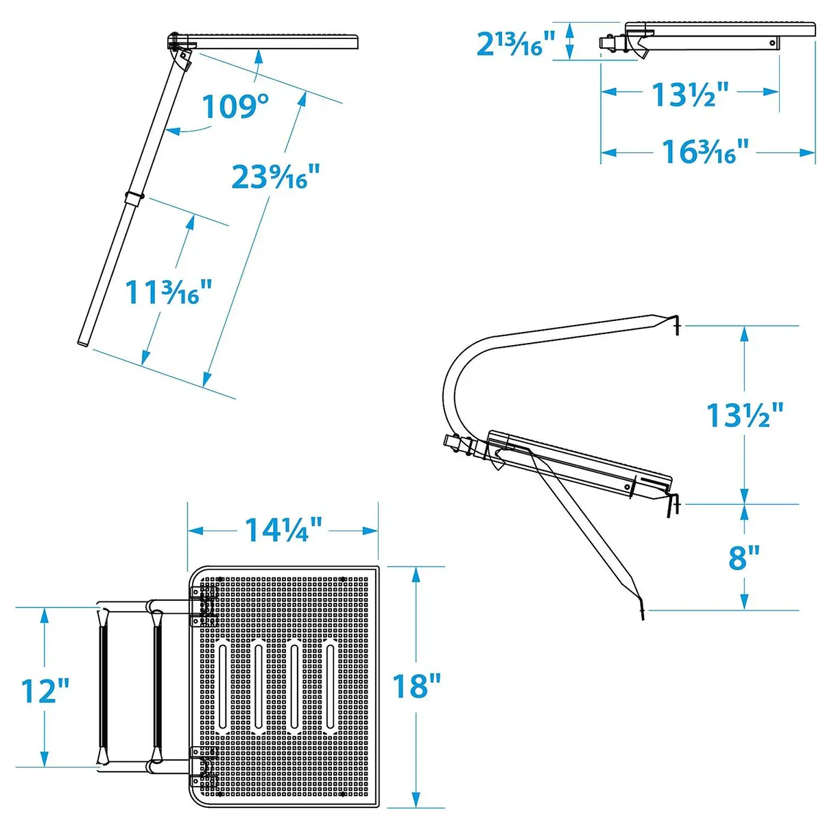 Seachoice 71201 Universal Swim Platform With Under Mount Telescoping Ladder 1