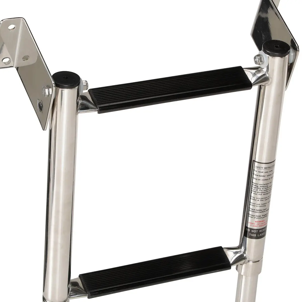 Seachoice 71231 Telescoping Transom Mount Stainless Steel 4-Step Ladder 2