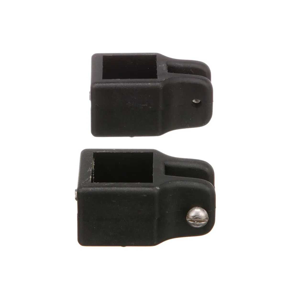 Seachoice 50-76361 Square Jaw Slides Fit 1" Od Tube-Black (2 Per Pack) 1